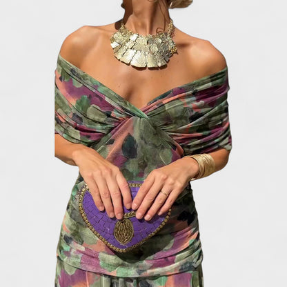 Andrea Wrap Dress | Feminine Drape, Elegant Movement