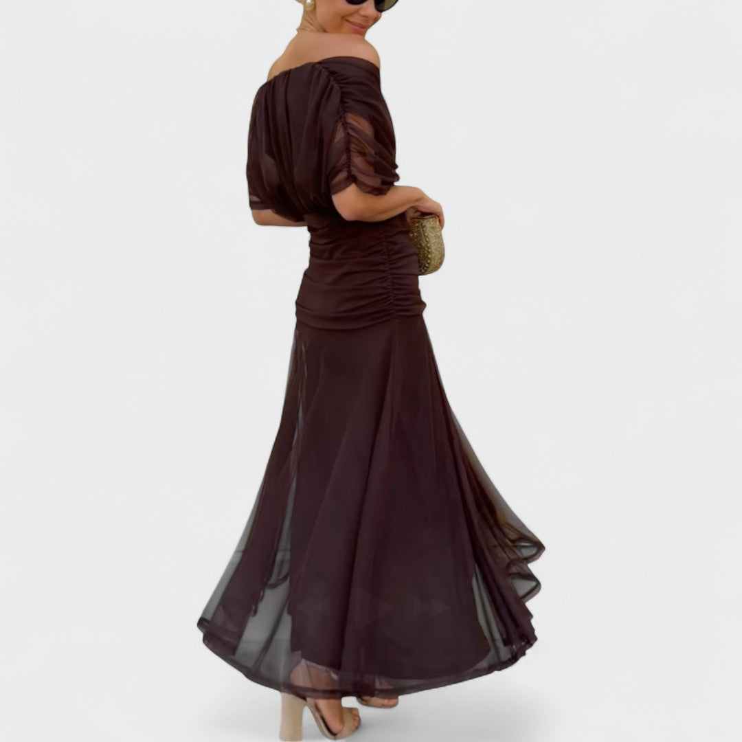 Andrea Wrap Dress | Feminine Drape, Elegant Movement