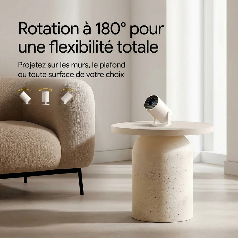 4K-kompatibel projektor - Wi-Fi og Bluetooth