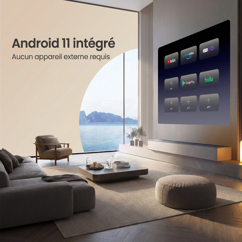 4k videoprojektor med bedre lyd